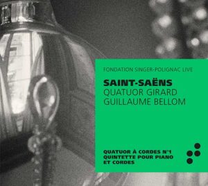 Pochette du disque Saint-Saens Quatuor Girard B Records